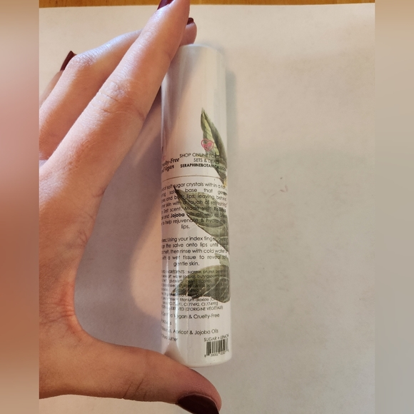 Seraphine Botanicals Sugar + Lemon Moisterizing Lip Scrub - Picture 2 of 2